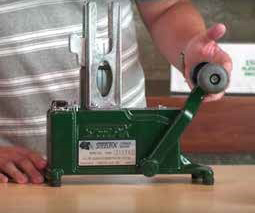 F: Lift lever to slide out a Steelpix®