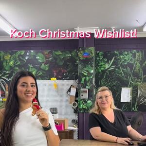 🎄✨ Wishing our Koch Fam a very Merry Christmas and cheers to an exciting New Year ahead! ✨❤ 
 
Tell us, what’s on your Christmas wish list? 🎁
.
.
.
#KochFam #ChristmasAtKoch #ChristmasReel #WishList #FestiveFun MerryChristmas HappyNewYear TeamMoments