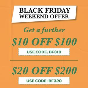 🎉 𝐁𝐋𝐀𝐂𝐊 𝐅𝐑𝐈𝐃𝐀𝐘 𝐖𝐄𝐄𝐊𝐄𝐍𝐃 𝐎𝐅𝐅𝐄𝐑 🎉
Online only — from now until 𝟏𝟏:𝟓𝟗𝐏𝐌 𝐀𝐄𝐒𝐓 𝐒𝐮𝐧𝐝𝐚𝐲 𝟐𝟑𝐫𝐝!

Get a 𝐟𝐮𝐫𝐭𝐡𝐞𝐫 $𝟏𝟎 𝐎𝐅𝐅 𝐰𝐡𝐞𝐧 𝐲𝐨𝐮 𝐬𝐩𝐞𝐧𝐝 $𝟏𝟎𝟎 with code 𝐁𝐅𝟑𝟏𝟎,
OR $𝟐𝟎 𝐎𝐅𝐅 𝐰𝐡𝐞𝐧 𝐲𝐨𝐮 𝐬𝐩𝐞𝐧𝐝 $𝟐𝟎𝟎 with code 𝐁𝐅𝟑𝟐𝟎—
on all sale items!

Shop online and save before the weekend’s over via the link in our bio!
.
.
.
#KochandCo #Koch #BlackFridayWeekend #SaleOnSale #ChristmasDeals #FloristSupplies #EventStyling #HamperMaking #GiftPackaging #AussieFlorists #ShopAndSave