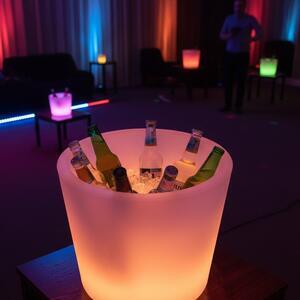 🌈 SUMMER ESSENTIAL |  Turn up the mood and chill your drinks in style! 

These glowing 𝐋𝐄𝐃 𝐃𝐫𝐢𝐧𝐤 𝐁𝐮𝐜𝐤𝐞𝐭𝐬 light up your gathering with colourful LED effects while keeping bottles and ice cool all night long. Perfect for backyard parties, birthdays, BBQs, pool days and more — they’re the must-have party essential!

Features include:
- Vibrant LED colour-changing glow 
- Keeps drinks cool with ice
- Great indoors or outdoors 
- Rechargeable or remote-controlled lighting (model dependent)

𝐒𝐡𝐨𝐩 𝐭𝐡𝐞 𝐫𝐚𝐧𝐠𝐞 𝐢𝐧-𝐬𝐭𝐨𝐫𝐞 & 𝐨𝐧𝐥𝐢𝐧𝐞 𝐯𝐢𝐚 𝐭𝐡𝐞 𝐥𝐢𝐧𝐤 𝐢𝐧 𝐨𝐮𝐫 𝐛𝐢𝐨.
.
.
.
#Koch #KochAndCo #EventStyling #VenueDecor #EventProfs #WeddingPro #CorporateEvents #BarService #AmbientLighting #LEDParty #PartyEssentials