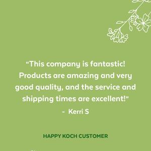 💚 If there is anything we can do to help, please reach out to us on the phone at 1300 555 624 or via email at info@koch.com.au.
.
.
.
#kochandco #review #reviews #customerreview #customerreviews #happycustomer #happycustomerhappyus #customerservice #sharethelove