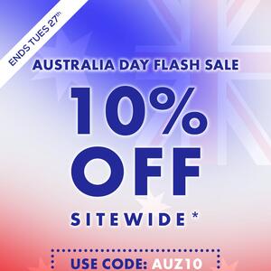 🐨 𝐀𝐔𝐒𝐓𝐑𝐀𝐋𝐈𝐀 𝐃𝐀𝐘 𝐅𝐋𝐀𝐒𝐇 𝐒𝐀𝐋𝐄 🦘

Celebrate with 𝟏𝟎% 𝐎𝐅𝐅 𝐬𝐢𝐭𝐞𝐰𝐢𝐝𝐞 when you spend $100 or more.

No exclusions, just great value!

⏰ Ends Tues 27th, 11:59PM AEST

𝐒𝐡𝐨𝐩 𝐭𝐡𝐞 𝐬𝐚𝐥𝐞 𝐨𝐧𝐥𝐢𝐧𝐞 𝐧𝐨𝐰 𝐯𝐢𝐚 𝐭𝐡𝐞 𝐥𝐢𝐧𝐤 𝐢𝐧 𝐨𝐮𝐫 𝐛𝐢𝐨. 
.
.
.
#Koch #KochAndCo #AustraliaDaySale #AustraliaDayDeals #ShopAustralian #AussieBusiness #SitewideSale #OnlineShoppingAU #LimitedTimeOffer
#WholesaleAndRetail #DecorSupplies