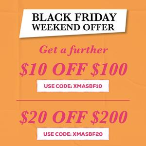 🎉 𝐁𝐋𝐀𝐂𝐊 𝐅𝐑𝐈𝐃𝐀𝐘 𝐖𝐄𝐄𝐊𝐄𝐍𝐃 𝐎𝐅𝐅𝐄𝐑 🎉
Online only — from now until 𝟏𝟏:𝟓𝟗𝐏𝐌 𝐀𝐄𝐒𝐓 𝐒𝐮𝐧𝐝𝐚𝐲 𝟗𝐭𝐡!

Get a 𝐟𝐮𝐫𝐭𝐡𝐞𝐫 $𝟏𝟎 𝐎𝐅𝐅 𝐰𝐡𝐞𝐧 𝐲𝐨𝐮 𝐬𝐩𝐞𝐧𝐝 $𝟏𝟎𝟎 with code 𝐗𝐌𝐀𝐒𝐁𝐅𝟏𝟎,
OR $𝟐𝟎 𝐎𝐅𝐅 𝐰𝐡𝐞𝐧 𝐲𝐨𝐮 𝐬𝐩𝐞𝐧𝐝 $𝟐𝟎𝟎 with code 𝐗𝐌𝐀𝐒𝐁𝐅𝟐𝟎 —
on all sale items!

Shop online and save before the weekend’s over via the link in our bio!
.
.
.
#KochandCo #Koch #BlackFridayWeekend #SaleOnSale #ChristmasDeals #FloristSupplies #EventStyling #HamperMaking #GiftPackaging #AussieFlorists #ShopAndSave