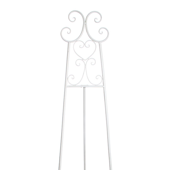 Easel Elegant Large White (46x70x147.5cmH)