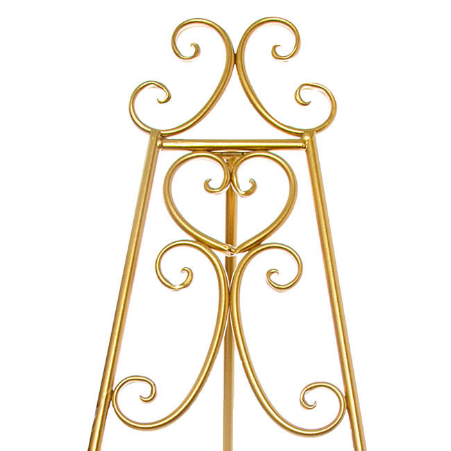 Easel Elegant Table Size 23Wx28Dx46cmH Gold