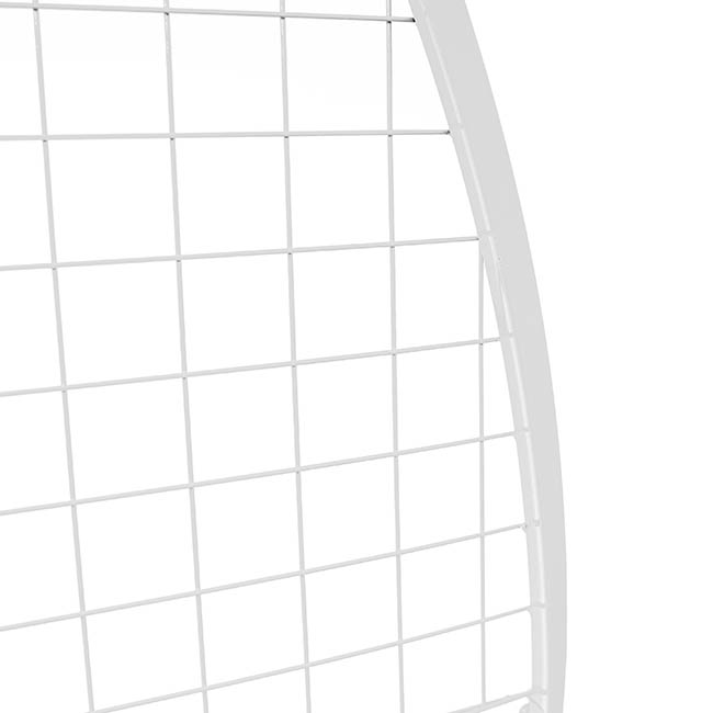 Backdrop Large Circular Frame with Mesh White(200cmDx220cmH)