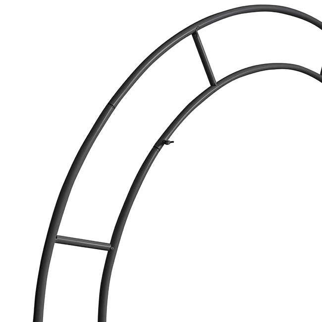 Backdrop Double Ring Circular Frame Only Black (150cmD)