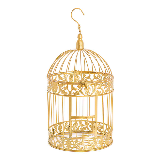 Venetian Birdcage Gold (25cmDx45cmH)