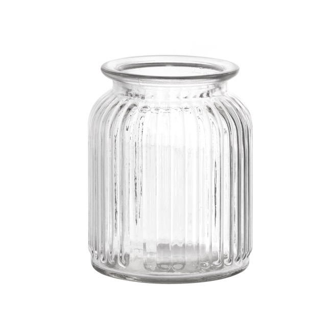 Hurricane Glass Jar Clear Medium (11Dx15cmH)