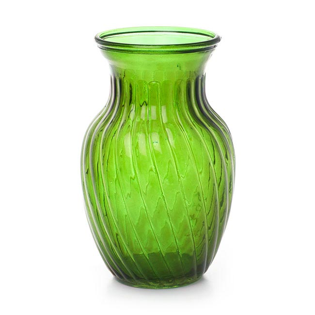 Glass Country Bella Vase Tint Green (12Dx20mH)