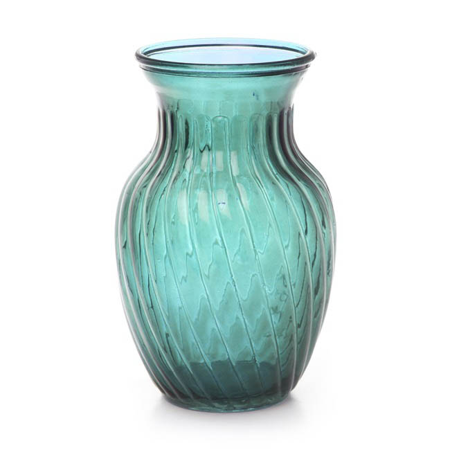 Glass Country Bella Vase Tint Blue (12Dx20cmH)