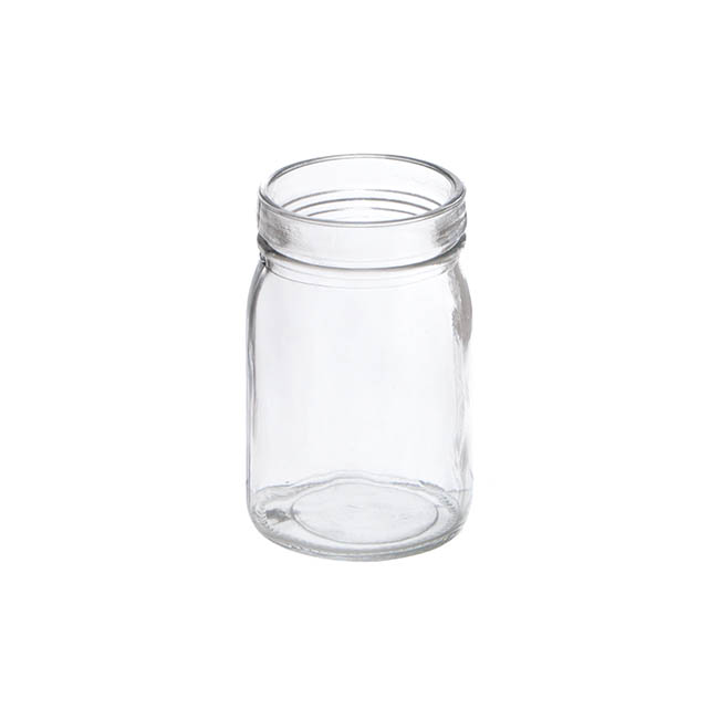 Glass Mason Jar Small Clear (6.5x10cmH)