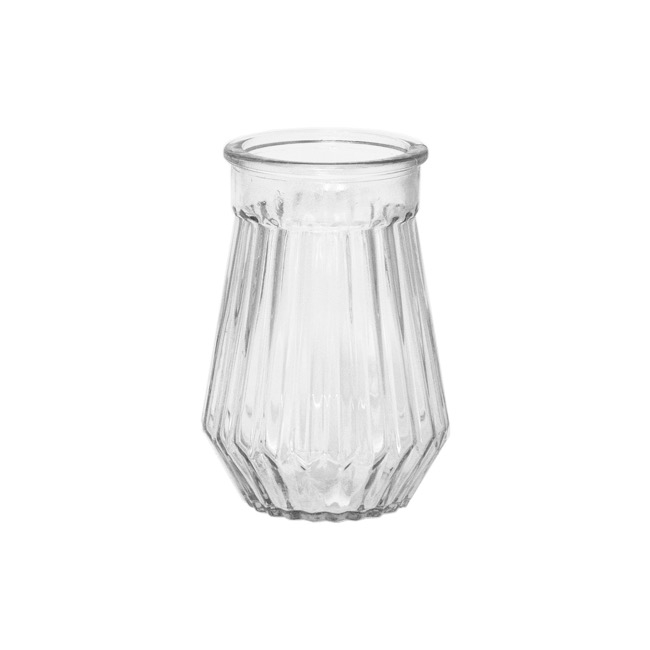 Glass Angela Vase Clear (11x16.5cmH)
