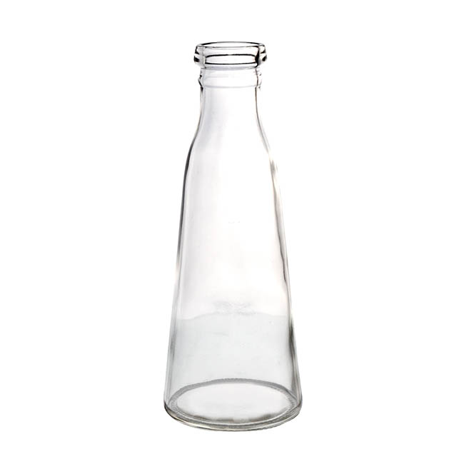 Glass Vintage Evelyn Bottle Bud Vase Clear 500ml 8.5x22.5cmH