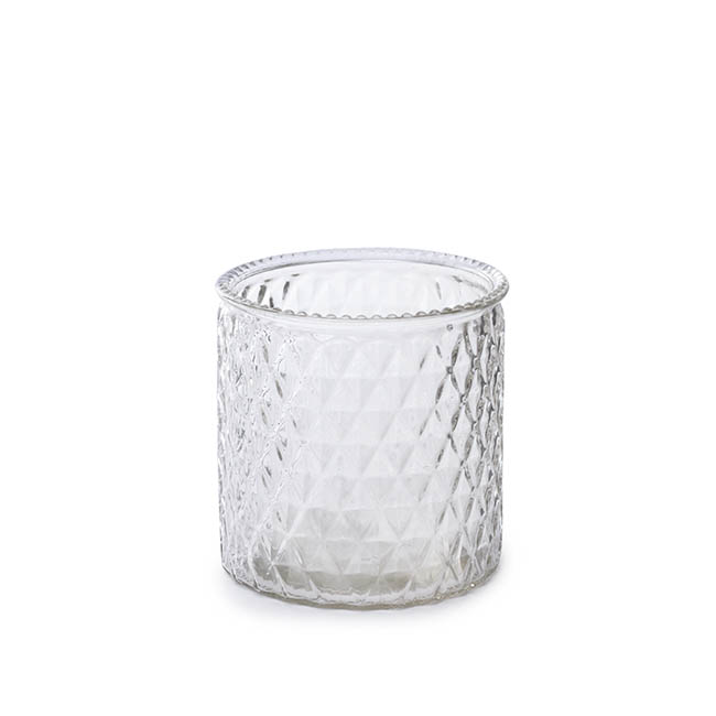 Glass Ann Maggie Vase Clear (12Dx12cmH)