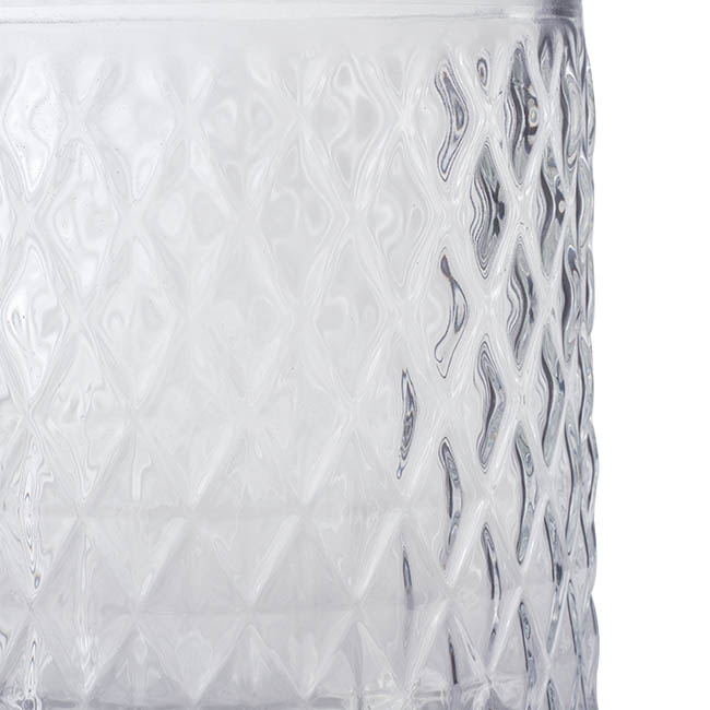 Glass Ann Maggie Vase Clear (15Dx15cmH)
