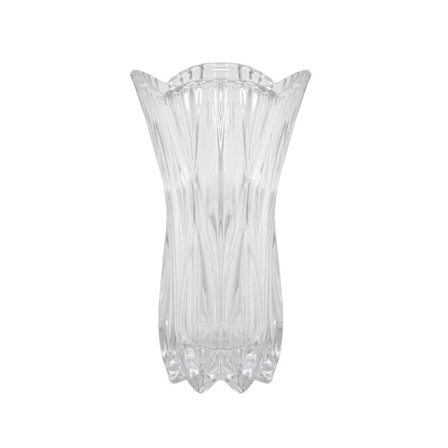 Crystal Glass Vase Clear (15x9x25cmH)
