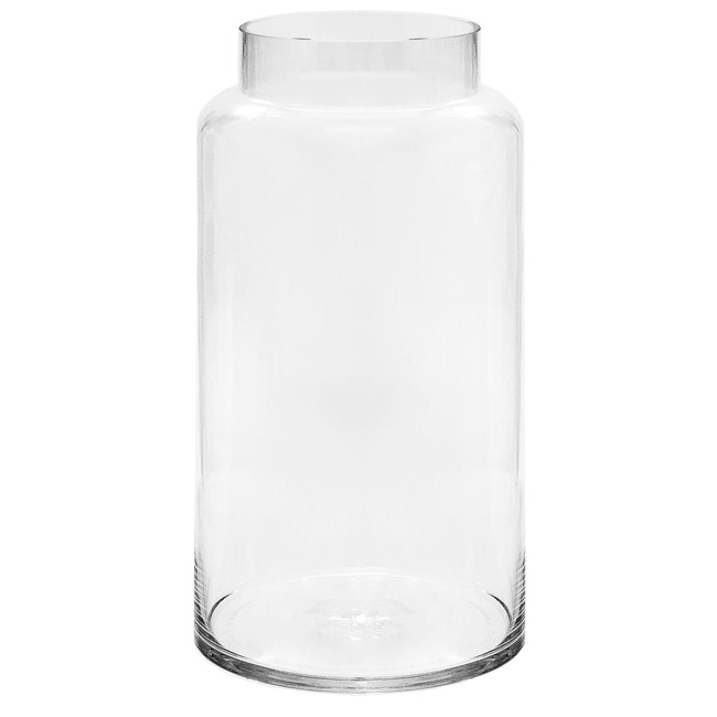 Glass Dimi Squat Dome Vase Extra Lrg Clear (13TDx18BDx40cmH)