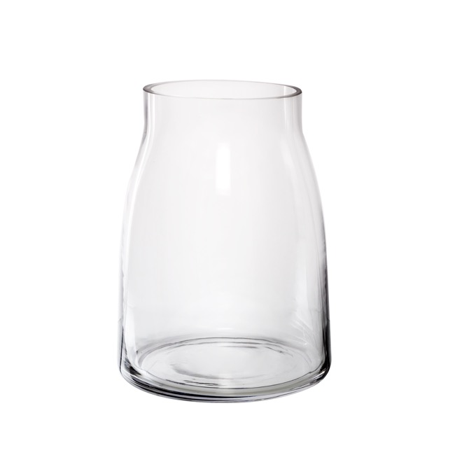 Glass Stella Vase Clear (19.5Dx26cmH)