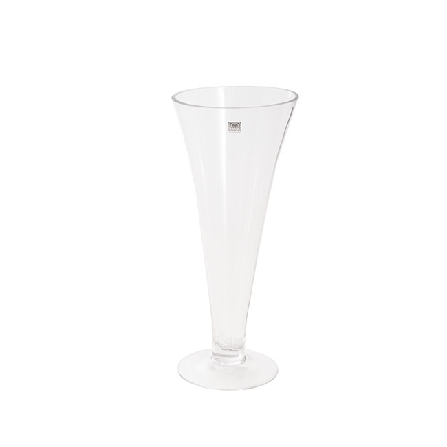 Glass Julep Vase Clear (13Dx30cmH)