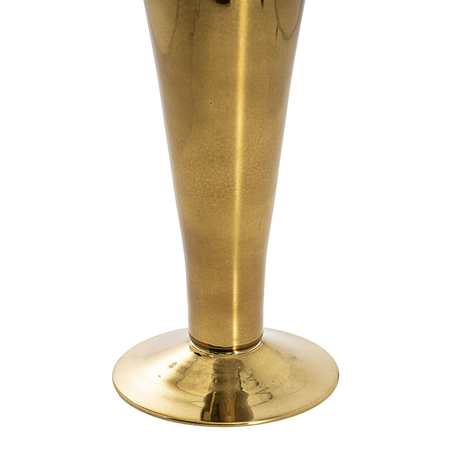 Glass Julep Vase Metallic Gold (13Dx30cmH)