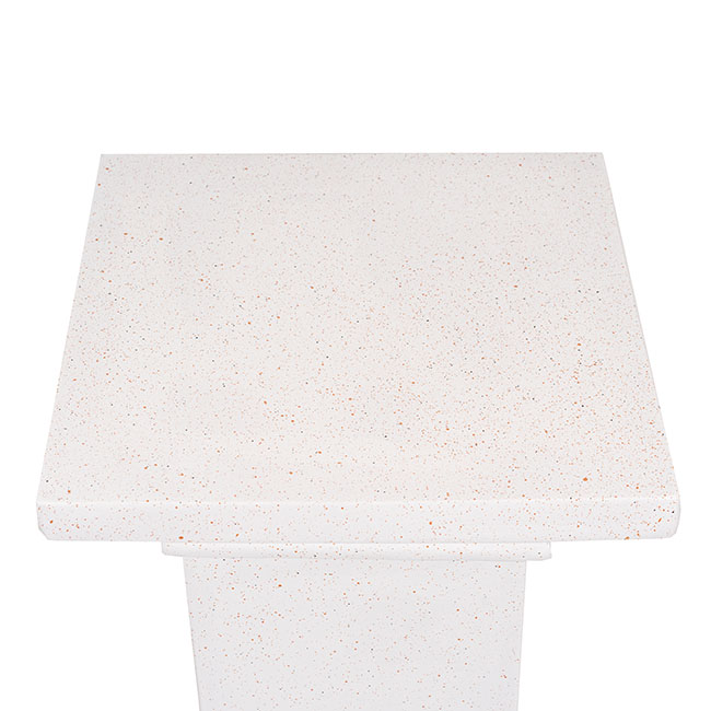 Fibreglass Square Pedestal Cream (36x36x66cmH)