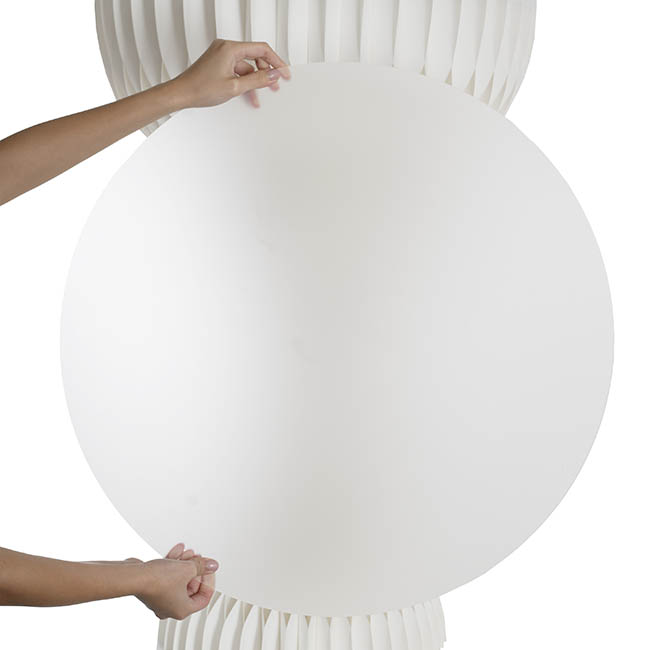 Elegant Foldable Paper Classic Plinth White (65Dx90cmH)