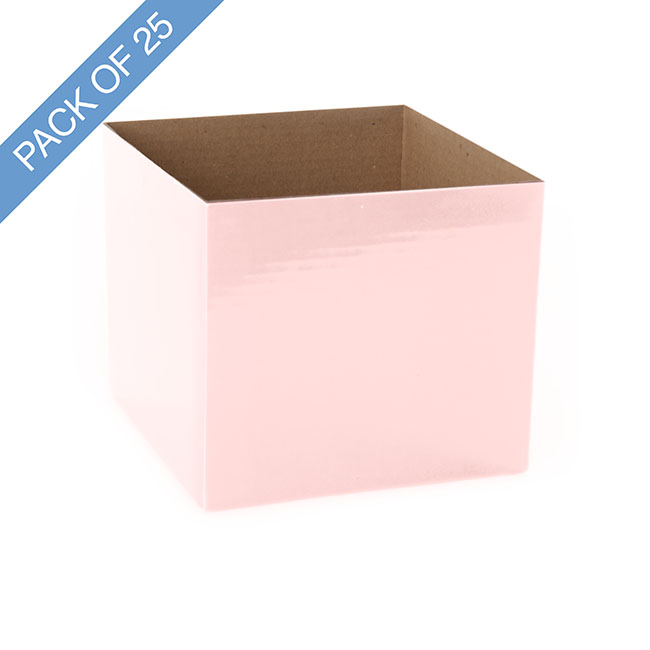 Mini Posy Box Pack 25 Baby Pink (13x12cmH)