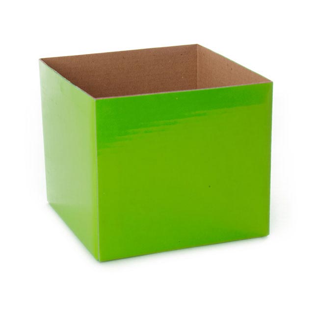 Posy Box Mini Lime Green (13x12cmH)