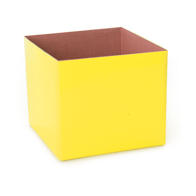 Posy Box Mini Yellow (13x12cmH)
