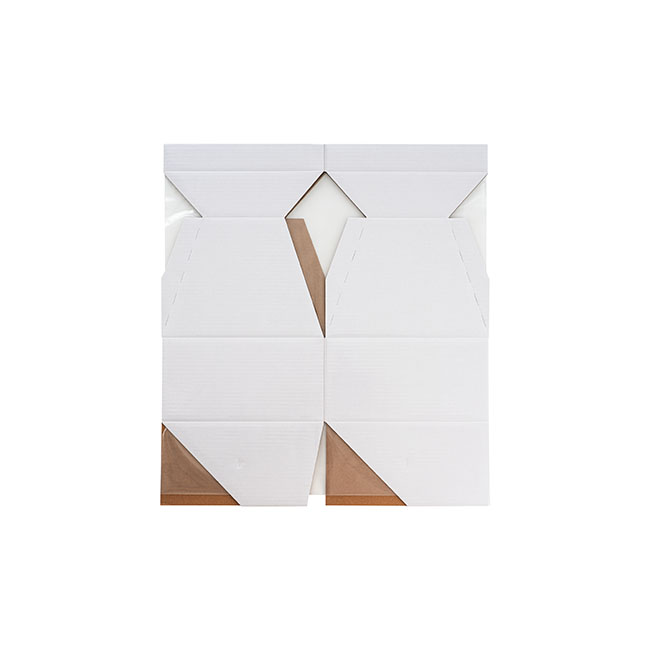 Flower Bouquet Classic Pod Small Pack 5 White (14x14x22Hcm)