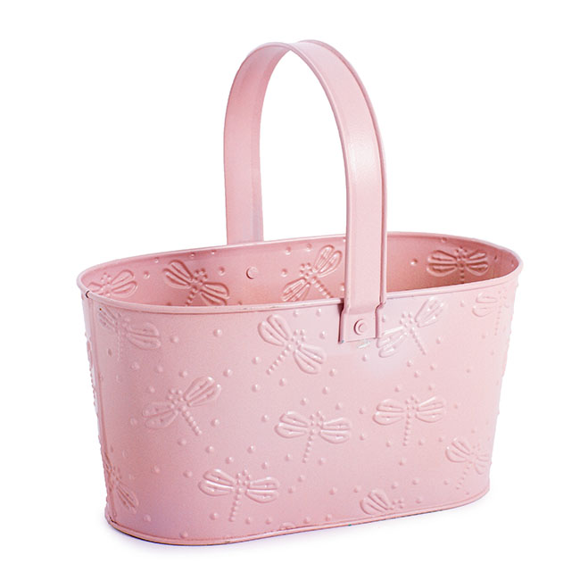 Candy Metal Tote Baby Pink (23x11.9x12cmH)