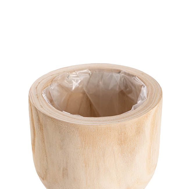 Wooden Cylinder Buffalo Natural (23cmx23cmH)