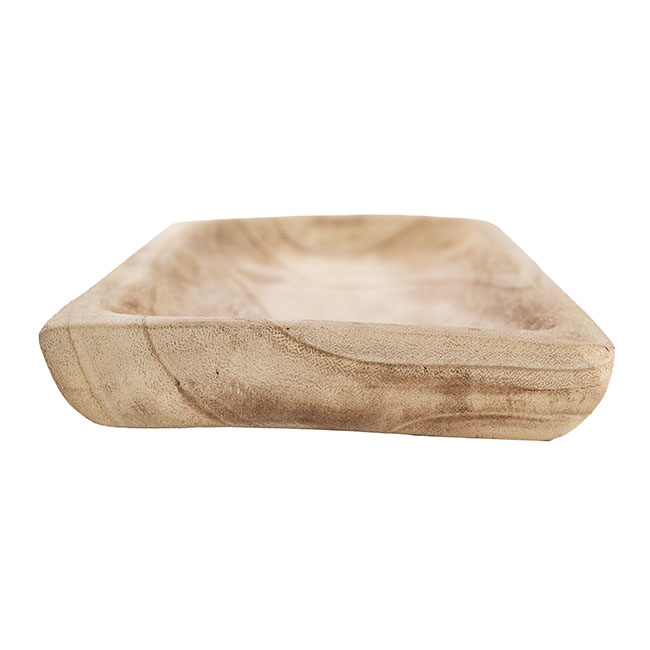 Natural Wooden Tray Rectangle (35.5cmx15cmx3.5cmH)