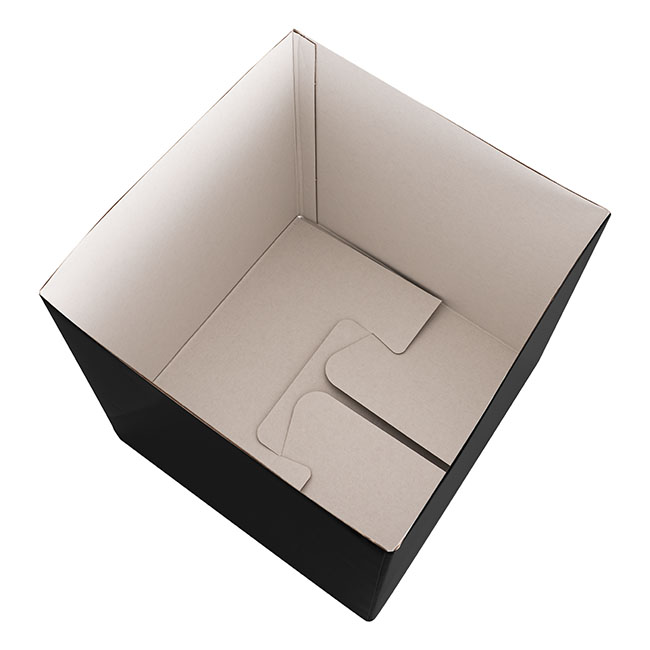 Wishing Well Card Box Flat Pack Black (305x305x300mmH)