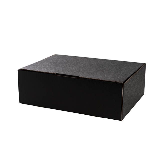 Kraft Mailing Box Pack 10 A4 Medium Black (310Wx225Dx102mmH)