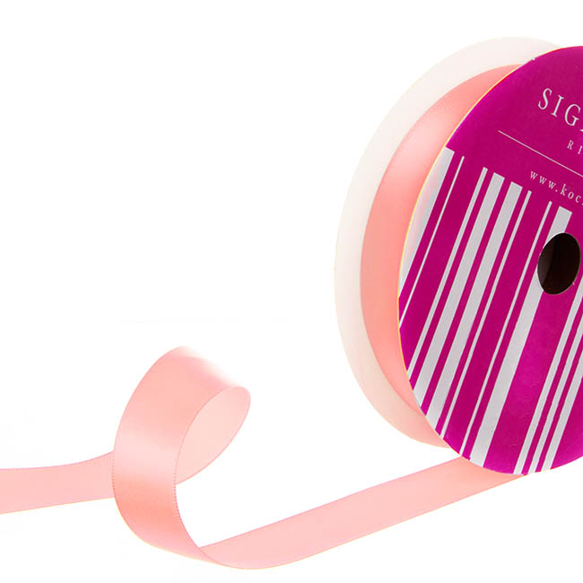Bulk Ribbon Single Face Satin Baby Pink (25mmx50m)