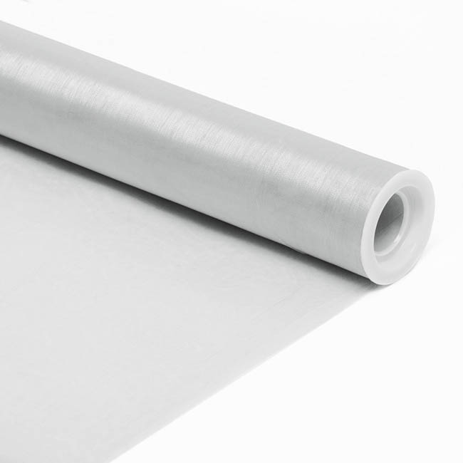 Wrap Organza Wide Roll Cut Edge White (50cmx10m)