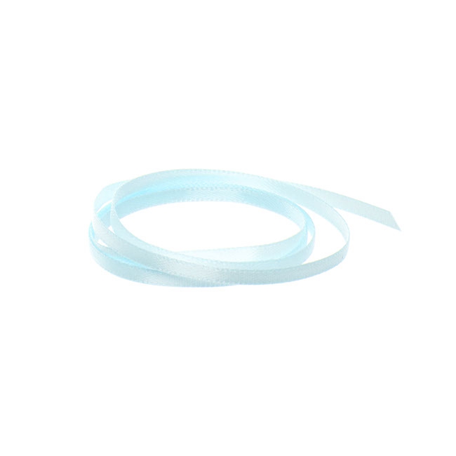 Ribbon Satin Deluxe Double Faced Baby Blue (3mmx50m)