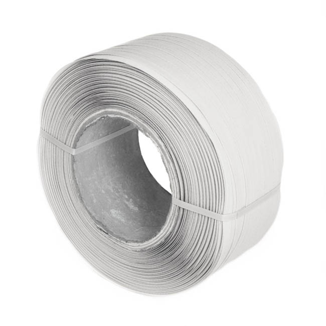 Strapping Machine Plastic Tape White (12mm x 2200m)