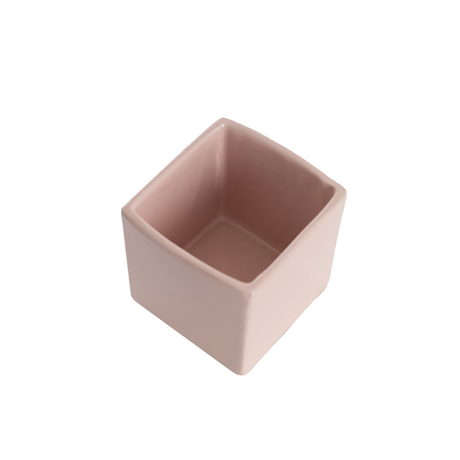 Ceramic Bondi Cube Mini (10x10x10cmH) Single Pink