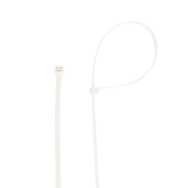 Heavy Duty Cable Tie 30cm White (Bag 100)