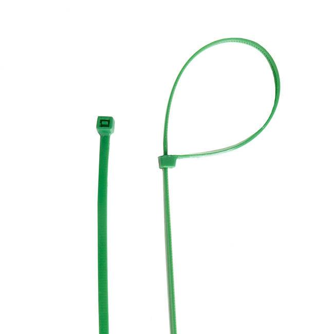 Cable Tie 30cm Green (Bag 100)