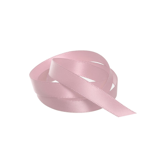 Ribbon Satin Deluxe Double Faced Dusty Pink (10mmx25m)