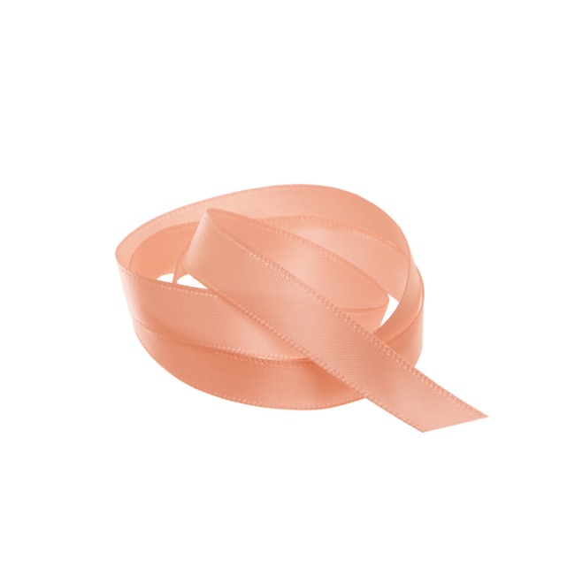 Ribbon Satin Deluxe Double Faced Peach (10mmx25m)