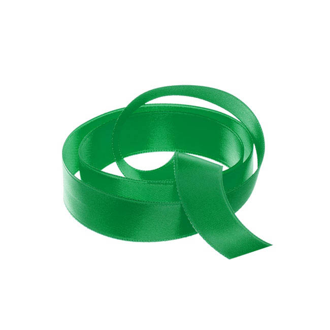 Ribbon Satin Deluxe Double Faced Emerald Green (15mmx25m)