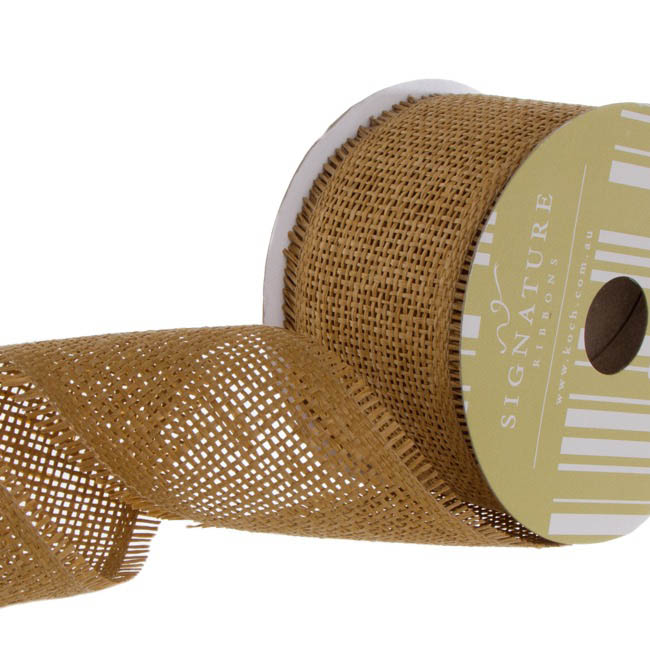 Ribbon Paper Mesh Natural (60mmx20m)
