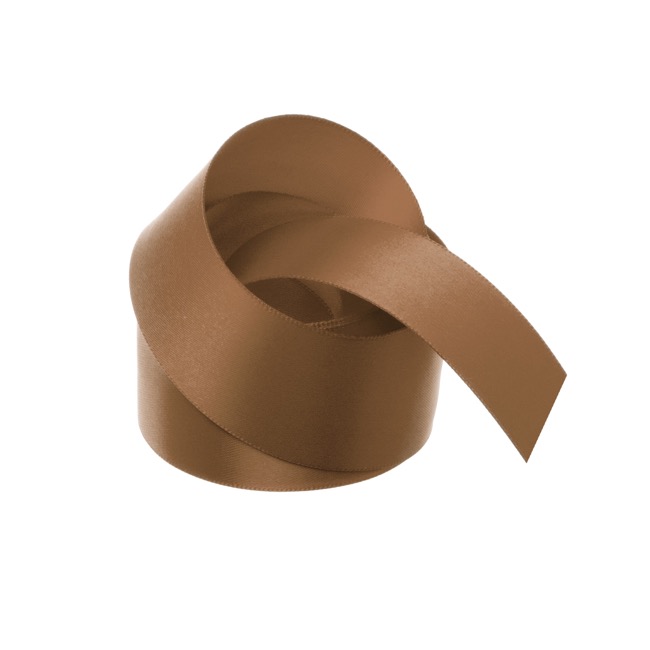 Ribbon Satin Deluxe Double Faced Copper (38mmx25m)