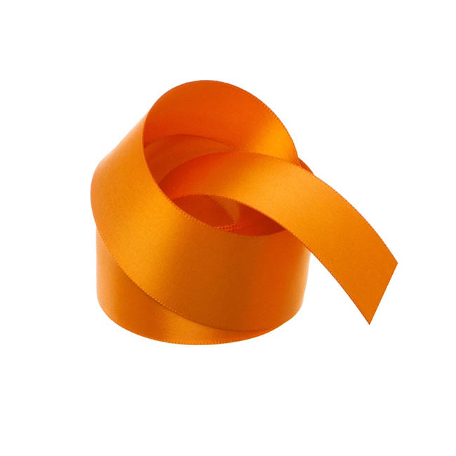 Ribbon Satin Deluxe Double Faced Orange (38mmx25m)