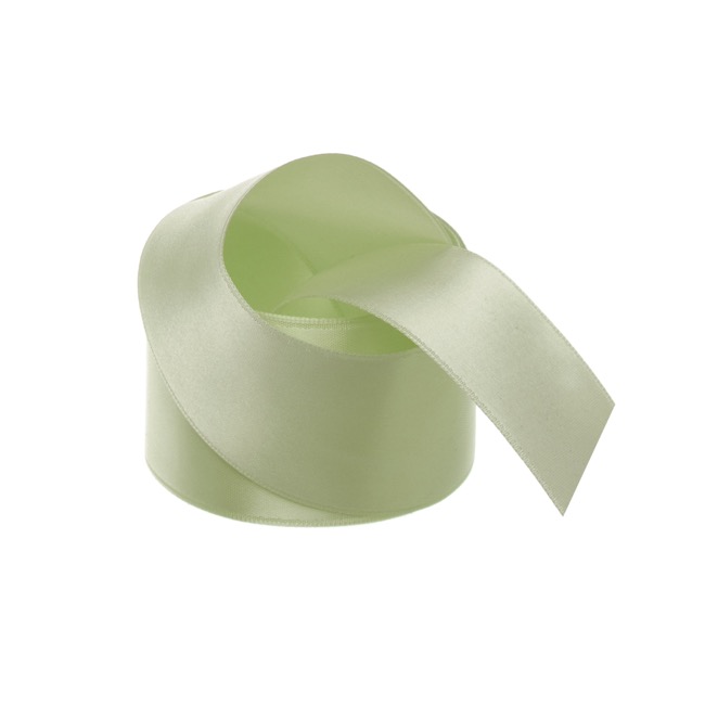 Ribbon Satin Deluxe Double Faced Sage (38mmx25m)